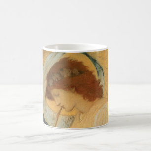 An Angel Playing a Flageolet By Burne Jones Coffee Mug