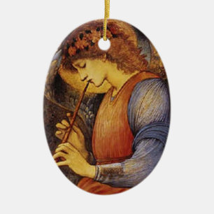 An Angel Playing the Flute - Ornament