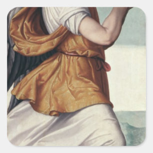 An Angel Square Sticker