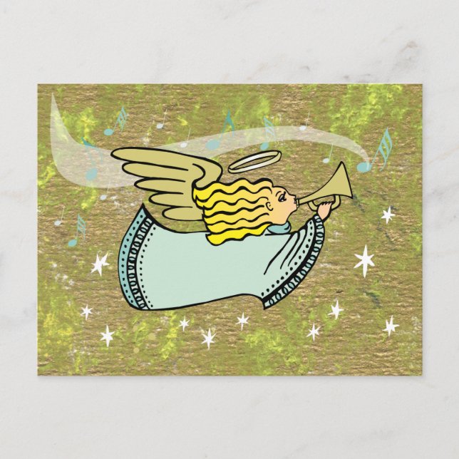 An Angelic Melody Postcard (Front)