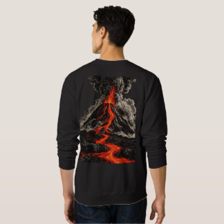 An Angry Volcano Mountain Sweatshirt