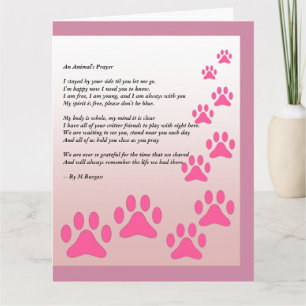 An Animal's Prayer - Card