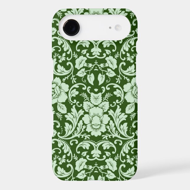 An antique floral damask Case-Mate iPhone case (Back)