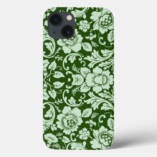An antique floral damask Case-Mate iPhone case (Back)