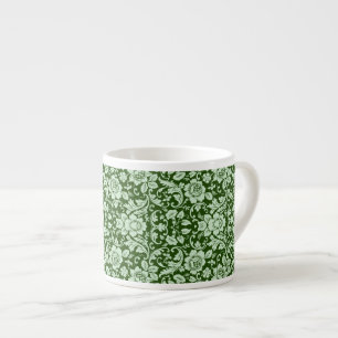 An antique floral damask espresso cup