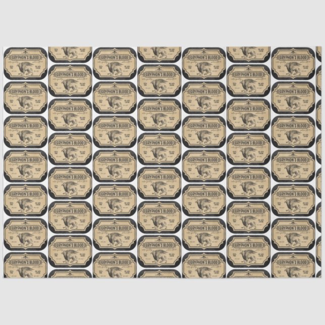 An Apothecary and Potion Label Series Design 14 Tissue Paper (Front)