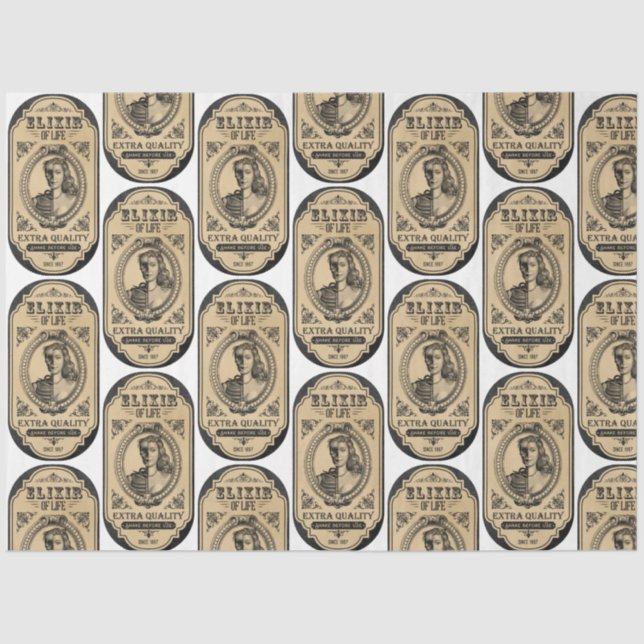 An Apothecary and Potion Label Series Design 17 Tissue Paper (Front)