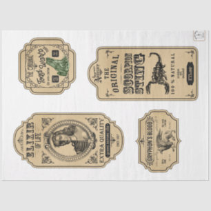 An Apothecary and Potion Label Series Design 21 Tissue Paper