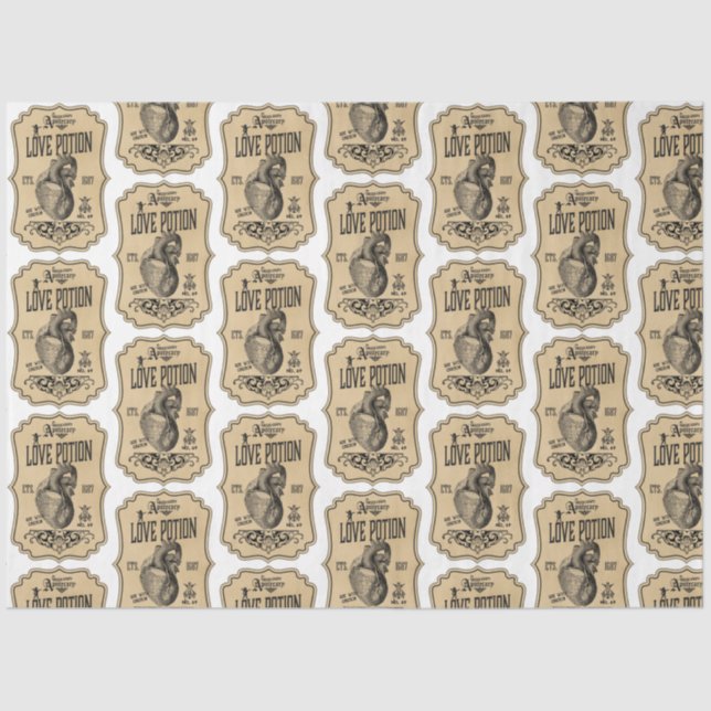 An Apothecary and Potion Label Series Design 31 Tissue Paper (Front)