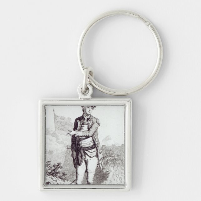 An Appeal to Heaven', a portrait of General Lee Key Ring (Front)