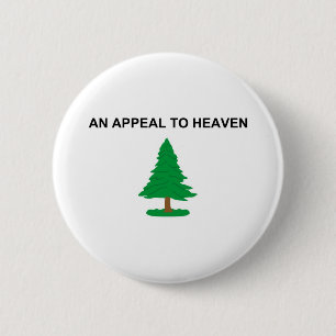 An Appeal To Heaven American Revolution Flag 6 Cm Round Badge