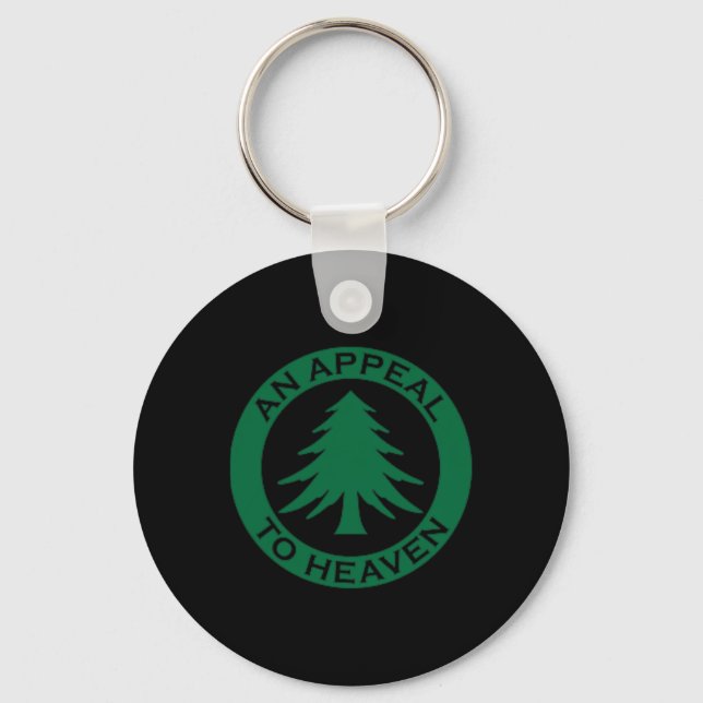 An Appeal To Heaven Flag Ne Tree Flag Roundel New  Key Ring (Front)