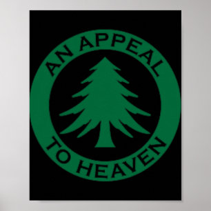 An Appeal To Heaven Flag Ne Tree Flag Roundel New  Poster