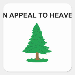 An Appeal To Heaven Flag Square Sticker
