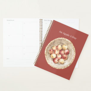 An Apple A Day Basket Planner