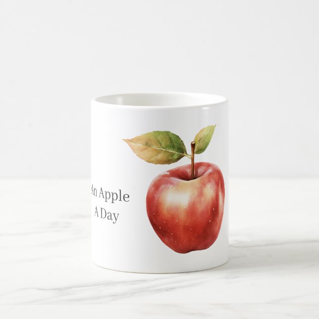 An Apple A Day Coffee Mug (Center)