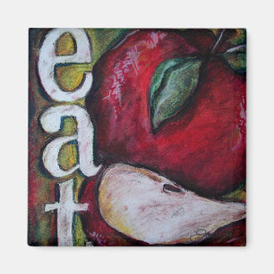 An Apple A Day . . . Eat! Magnet