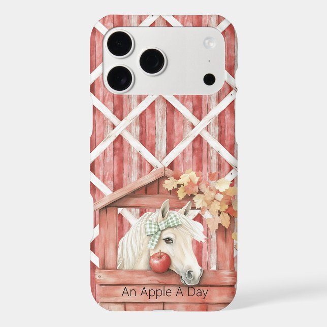An Apple A Day White Horse (Back)