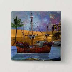 An Arabian Adventure 15 Cm Square Badge