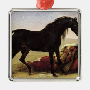 An Arabian Horse Metal Tree Decoration