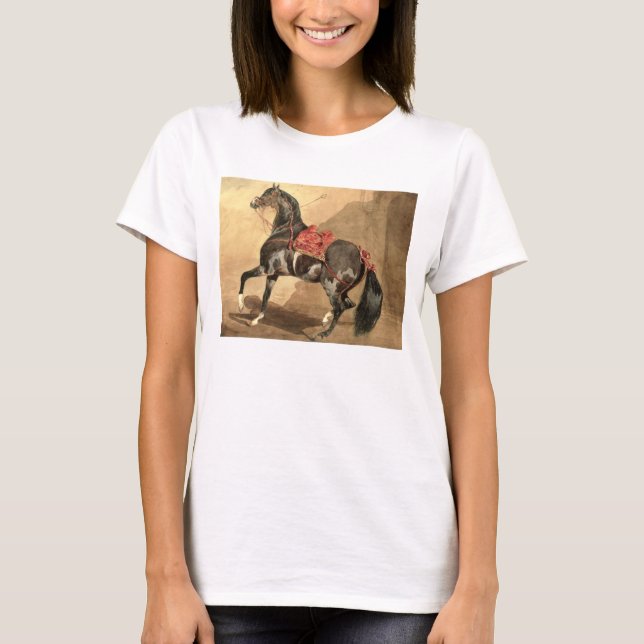 An Arabian Horse (w/c laid down on paper) T-Shirt (Front)
