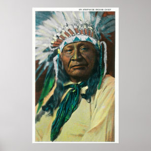 An Arapahoe Indian Chief PortraitColorado Poster