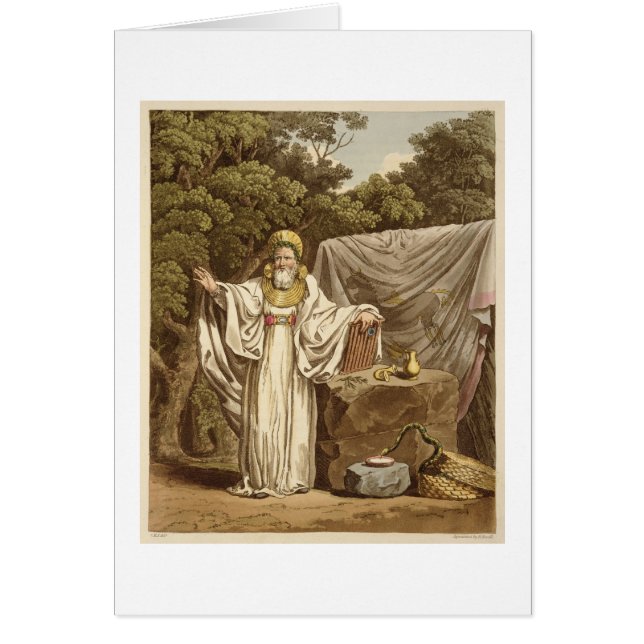 An Arch Druid in his Judicial Habit, engraved by R (Front)
