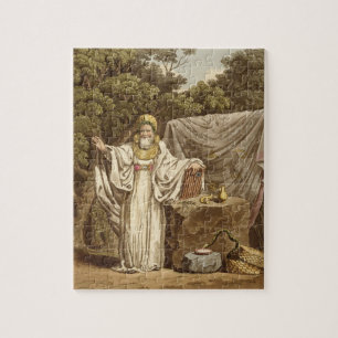An Arch Druid in his Judicial Habit, engraved by R Jigsaw Puzzle