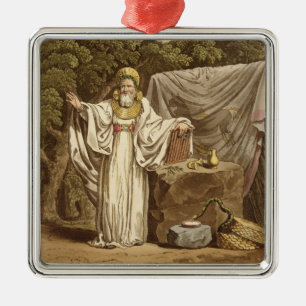 An Arch Druid in his Judicial Habit, engraved by R Metal Tree Decoration