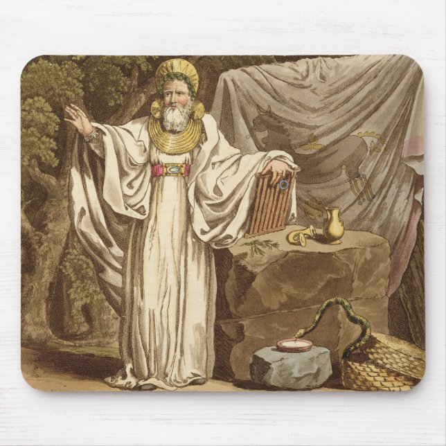 An Arch Druid in his Judicial Habit, engraved by R Mouse Mat (Front)