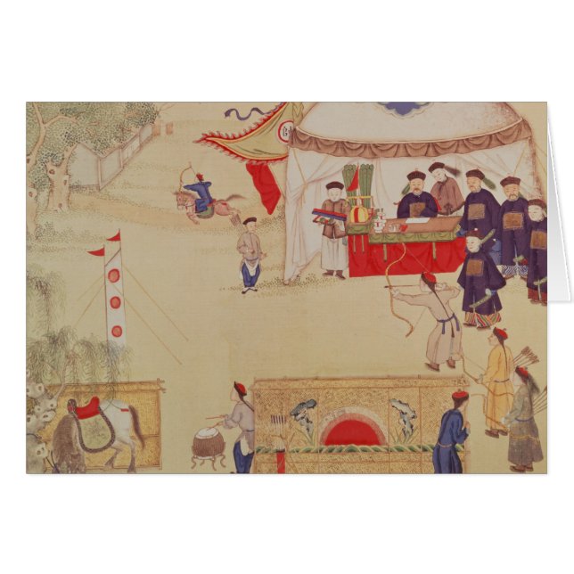An archery contest, late 18th century (Front Horizontal)