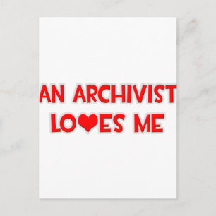 An Archivist Loves Me Postcard