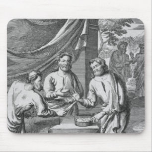 An Argument Between Cartographers, illustration fr Mouse Mat