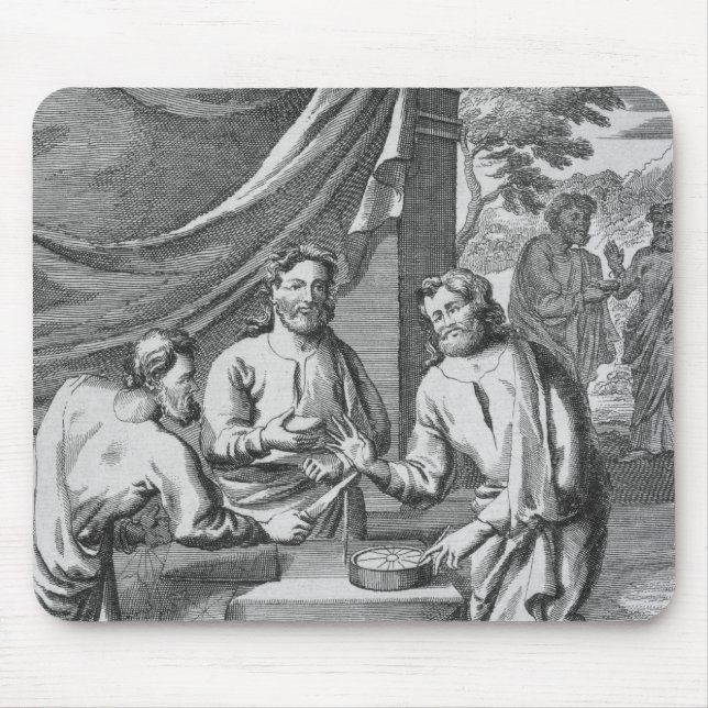 An Argument Between Cartographers, illustration fr Mouse Mat (Front)