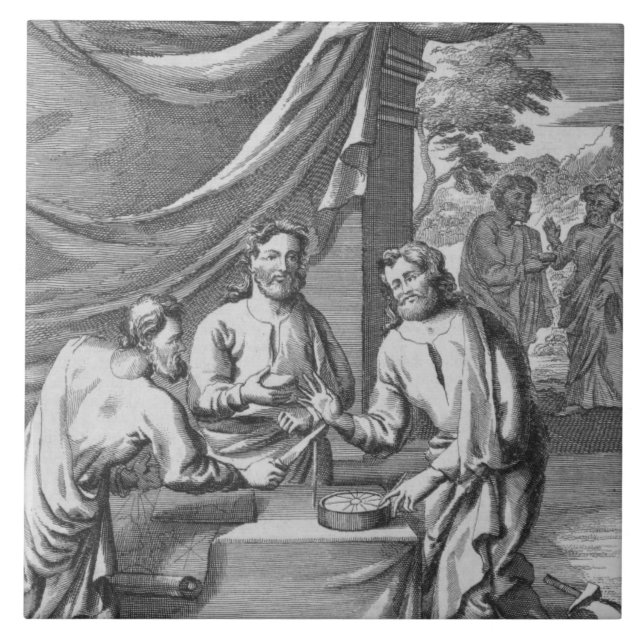 An Argument Between Cartographers, illustration fr Tile (Front)