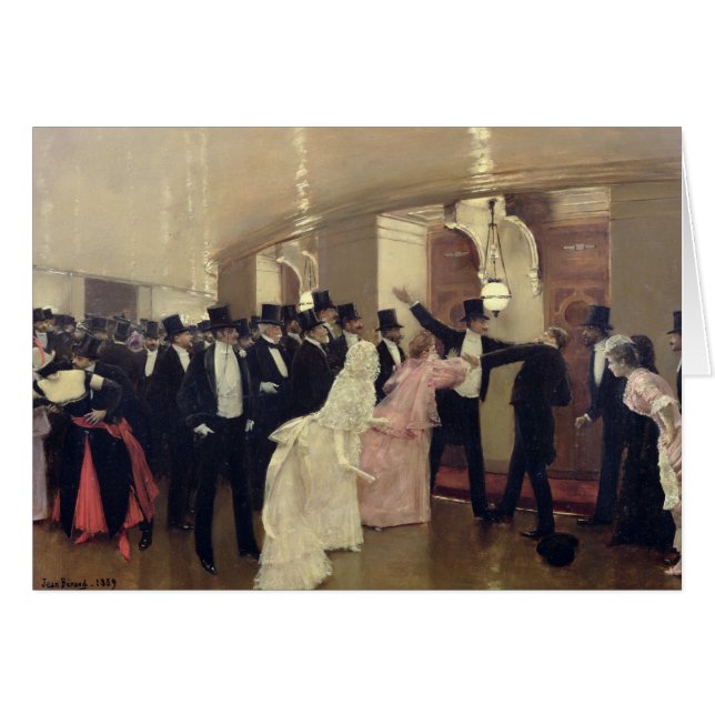 An Argument in the Corridors of the Opera, 1889 (Front Horizontal)