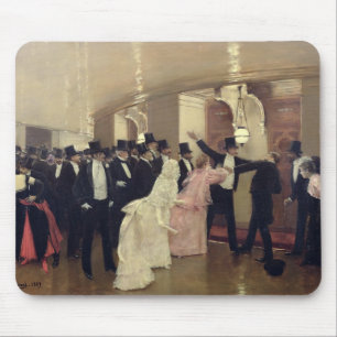 An Argument in the Corridors of the Opera, 1889 Mouse Mat