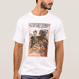An Arizona Cowboy in Big Tent Theatre Poster T-Shirt