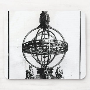 An Armillary Sphere of the Copernican System Mouse Mat