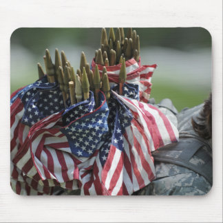 An Army soldier's backpack Mouse Mat