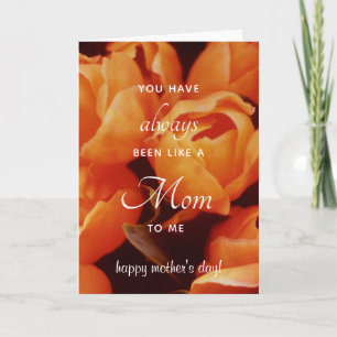 An Array of Orange Tulips, Amsterdam street market Card