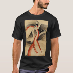 An art deco poster of a flamenco dancer T-Shirt