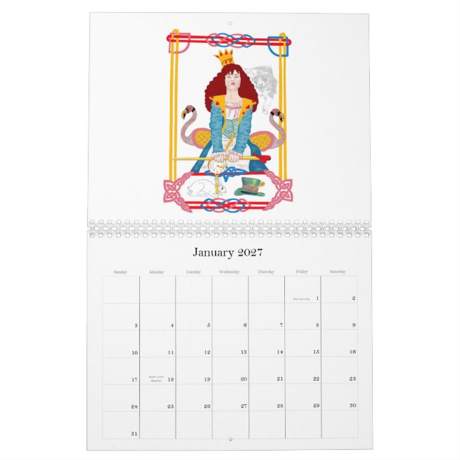 An Artfull Year Calendar (Jan 2027)