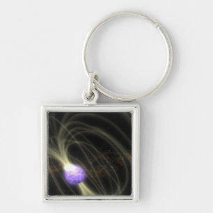 An artist conception of the SGR 1806-20 magneta Key Ring