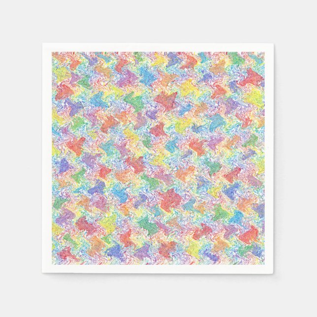 An Artist’s Palette Paper Napkins (Front)