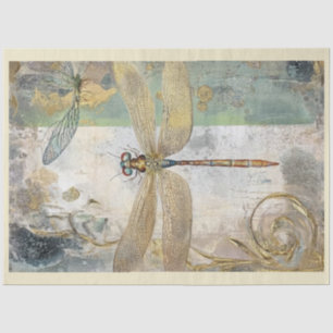 An Artistic Dragonfly Series Design #9 Tissue Paper