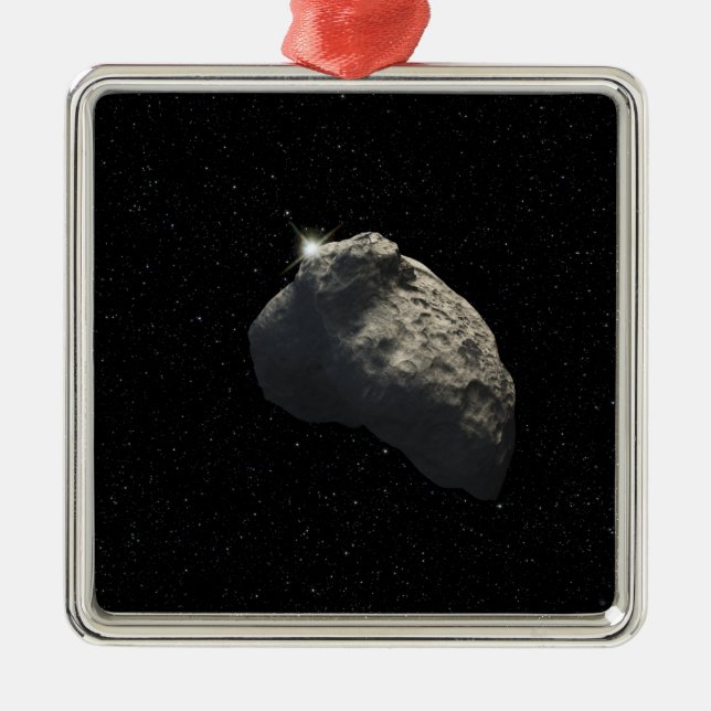 An artist's impression metal tree decoration (Front)