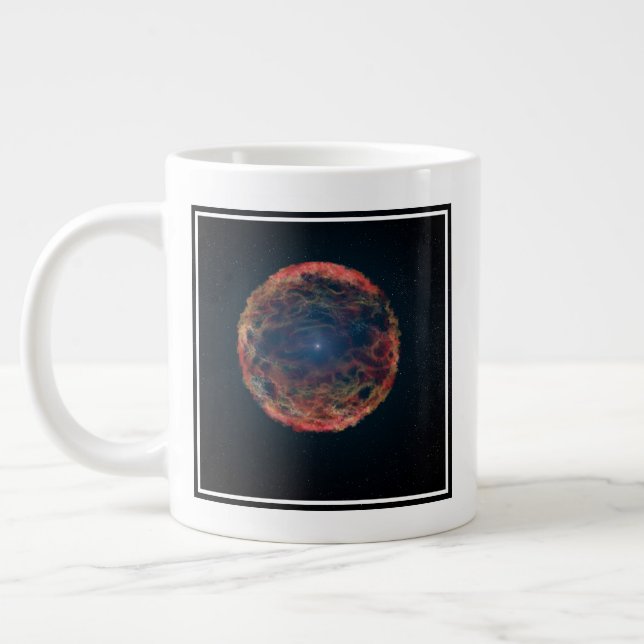 An Artist's Impression Of Supernova 1993j. Large Coffee Mug (Left)