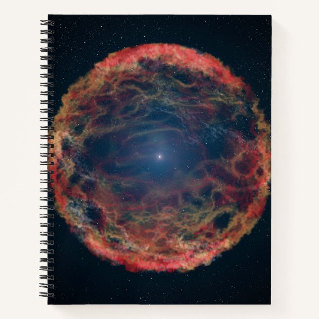 An Artist's Impression Of Supernova 1993j. Notebook (Front)