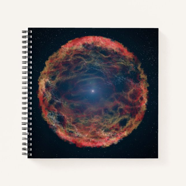 An Artist's Impression Of Supernova 1993j. Notebook (Front)